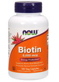 Biotin 5,000 mcg 120 Vcaps