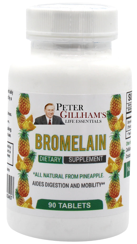 Bromelain 1800GDU/g 600mg, 90 Tablets - Vites.com
