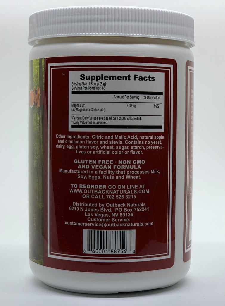 Koala Calm 400mg Magnesium Powder (Apple Cinnamon), 12 oz - Vites.com
