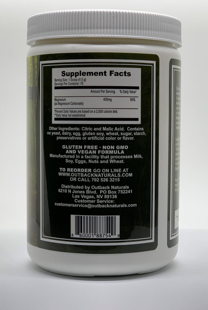 Koala Calm 400mg Magnesium Powder (Unflavored), 12 oz - Vites.com