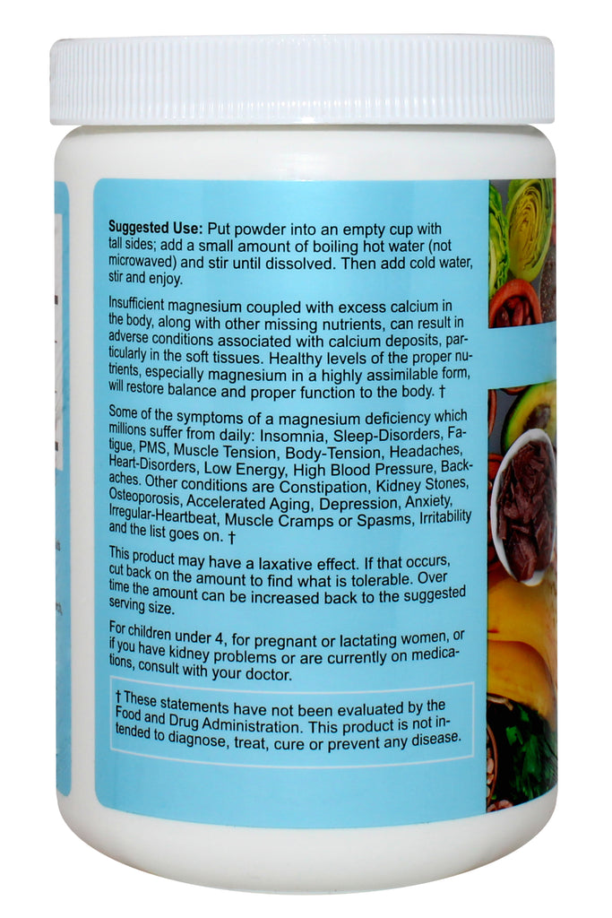 Magnesium Supreme (Unflavored) 12oz, 75 servings - Vites.com