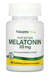 Melatonin, 20 mg, 90 Tablets, NaturesPlus
