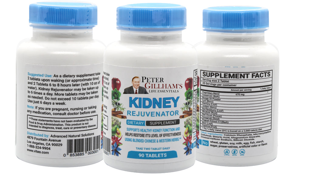 Kidney Rejuvenator, 90 Tablets - Vites.com