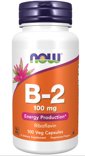 B-2 100 mg 100 Vcaps-vit section