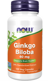 Ginkgo Biloba 60 mg 120 Vcaps-Herbs : 120 Vcaps