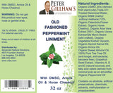 Peppermint Liniment 32oz-Lotion Secti : 32 oz