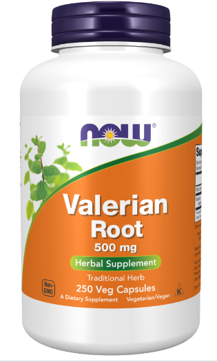 Valerian Root 500mg 250Vcaps-Herbs : 250 Vcaps