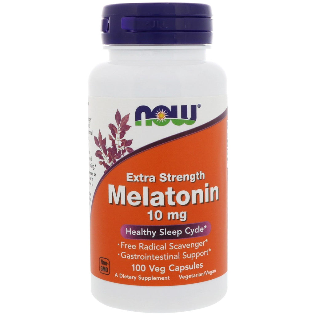 Melatonin (Extra Strength 10 mg), 100 Caps - Vites.com
