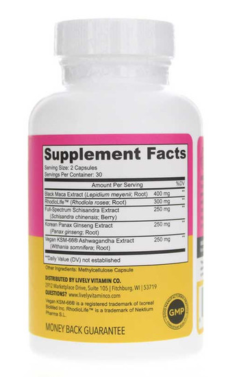 Lively Vitamin Co Adrenal Boost - Vites.com
