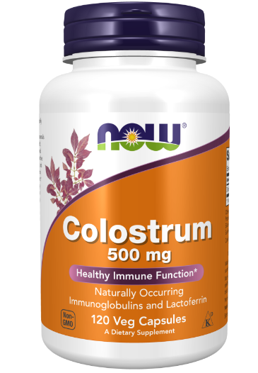 Colostrum 500 mg Veg Capsules Now - Vites.com