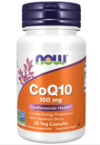 CoQ10 100 mg with Hawthorn Berry 30 Veg Capsules, NOW