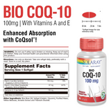 CoQ10 100 mg 30 Sgels Solaray - Vites.com