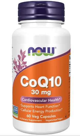 CoQ10 30 mg 60 Vcaps, NOW - Vites.com