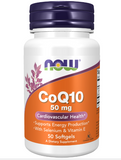 CoQ10 50 mg 50 Softgels ,NOW - Vites.com