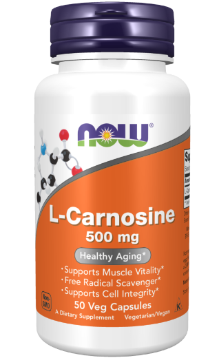 L-Carnosine 500 mg 50 Veg Capsules - Vites.com