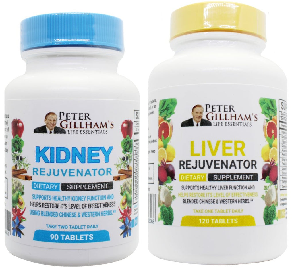 Kidney Rejuvenator 90 Tablets & Liver Rejuvenator 120 Tablets (Combo pack) - Vites.com