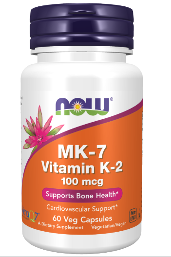 MK-7 Vitamin K-2 100 mcg Veg Capsules - Vites.com