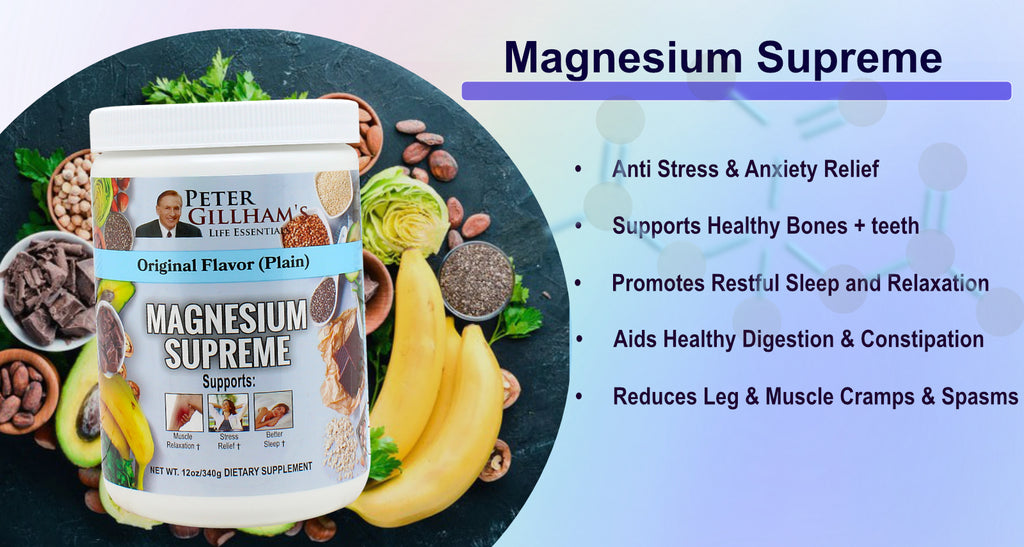 Magnesium Supreme (Unflavored) 12oz, 75 servings - Vites.com