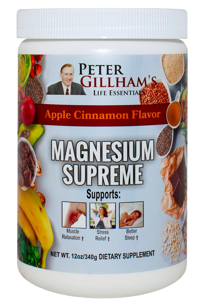 Magnesium Supreme (Natural "Apple Cinnamon" Flavor) 12oz, 68 servings - Vites.com