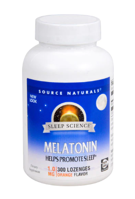Melatonin Orange -- 1 mg - 300 Lozenges, Source Naturals - Vites.com