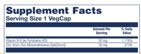 Solaray OptiZinc 30 mg, 60 Veg Caps - Vites.com