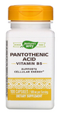 Nature’s Way, Pantothenic Acid 250 mg, 100 Capsules - Vites.com