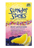 Slender Sticks Active Acai Lemonade 12 sticks by Now Foods - Vites.com