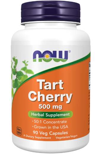 Tart Cherry 500 mg 90 Veg Capsules NOW - Vites.com