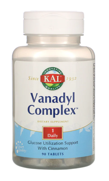 Kal, Vanadyl Complex 10mg, 90 Tablets - Vites.com