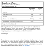 Vit C Chewable 90 - Vites.com