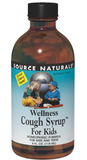 Source Naturals Wellness Cough Syrup for Kids - Homeopathic Formula for Children and Teens - 4 Fluid oz - Vites.com