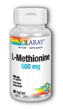 L-Methionine Free Form 500mg, 30 VegCaps