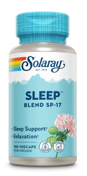 Solaray Sleep Blend™ SP-17™ - 100 Veg Capsules - Vites.com